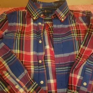 Plaid Ralph Lauren Boys Button Down